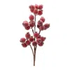 Melrose International Beaded Berry Spray (set Of 6) - Red, Brown