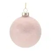 Melrose International Beaded Glass Ball Ornament (set Of 12) - Pink