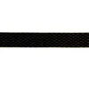 Melrose International Black Wired Ribbon (set Of 2) - Black, Gold