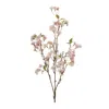 Melrose International Blossom Floral Branch (set Of 4) - Pink, Green