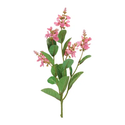 Melrose International Blossom Floral Spray (set Of 6) - Pink, Green