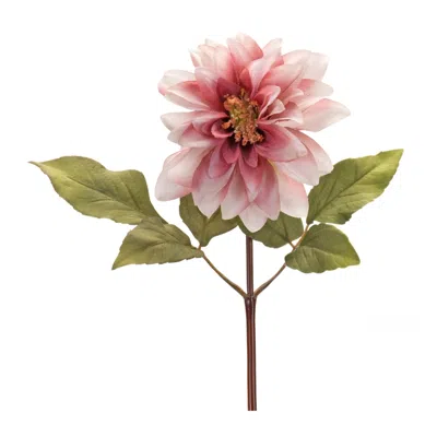 Melrose International Blush Pink Dahlia Flower Stem (set Of 6) - Pink