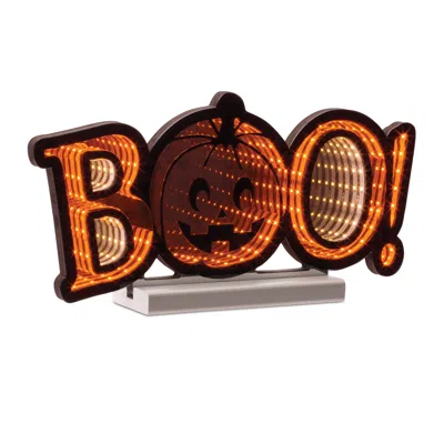 Melrose International Boo Ekkolight 15.5"l - Orange, Black