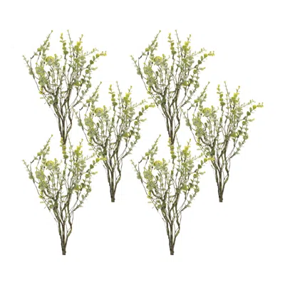 Melrose International Boxwood Twig Foliage Spray (set Of 6) - Green