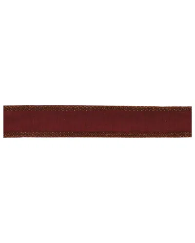 Melrose International Burgandy Holiday Ribbon In Burgundy