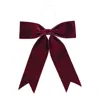 Melrose International Burgandy Red Holiday Bow (set Of 2) - Red