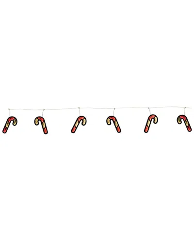 MELROSE INTERNATIONAL MELROSE INTERNATIONAL CANDY CANE EKKOLIGHT GARLAND