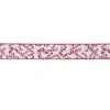 Melrose International Candy Cane Print Wired Ribbon (set Of 2) - Red, White