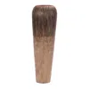 Melrose International Carved Mango Wood Vase 18"h - Brown In Brown