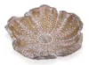 Melrose International Carved Wood Design Flower Bowl 12.75"d - Brown, White In Brown