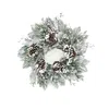 Melrose International Cedar And Magnolia Leaf Wreath 22"d - Green