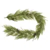 Melrose International Cedar And Mini Pinecone Garland 6'l - Green, Brown