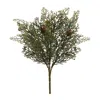 Melrose International Cedar And Pincone Bush (set Of 12) - Green, Brown