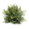 Melrose International Cedar Pinecone Half Ord (set Of 2) - Green, Brown