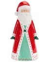 Melrose International Ceramic Santa Tea Light Holder In Multi