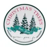 Melrose International Christmas Tree Farm Sign 14"d - White, Red, Green