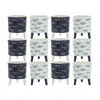 Melrose International Coastal Fish Pattern Planter With Legs (set Of 12) - Blue, White