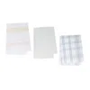 Melrose International Cotton Tea Towel (set Of 3) - Blue, White, Yellow