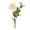 Melrose International Dahlia Flower Stem (set Of 6) - White, Green