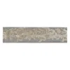 Melrose International Embroidered Damask Wired Ribbon 4" X 5 Yds. - Gray, Gold