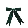 Melrose International Emerald Green Holiday Bow (set Of 2) - Green
