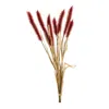 Melrose International Fall Foxtail Grass Bundle (set Of 6) - Red