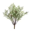 Melrose International Fern Bush (set Of 2) - Green, Brown