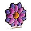 Melrose International Flower Ekkolight 16.5"h - Purple, Pink, Yellow