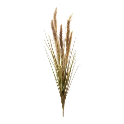 Melrose International Foxtail Grass Bush (set Of 6) - Beige, Brown