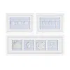 Melrose International Framed Beach Wall Plaque (set Of 3) - Blue, White