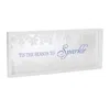 Melrose International Framed Tis The Season Frame 20"l - White, Blue