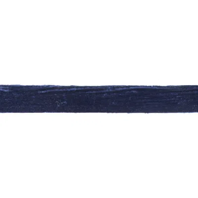Melrose International Fringed Velvet Ribbon 2" X 10 Yds. - Blue