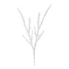 Melrose International Frosted Snow Branch (set Of 12) - White In White