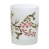 Melrose International Glass Hummingbird Votive Candle Holder (set Of 6) - White, Green, Pink