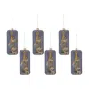 Melrose International Glass Nativity Scene Ornament (set Of 6) - Blue, White