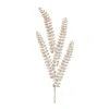 Melrose International Glittered Fern Spray (set Of 24) - Champagne