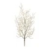 Melrose International Glittered Pine Spray (set Of 6) - Clear, Gray