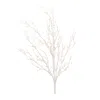 Melrose International Glittered Twig Branch (set Of 6) - White