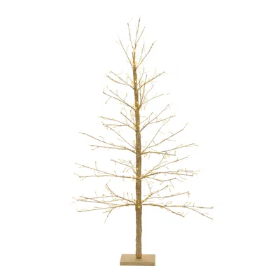 Melrose International Gold Led Twig Tree 48"h - Gold