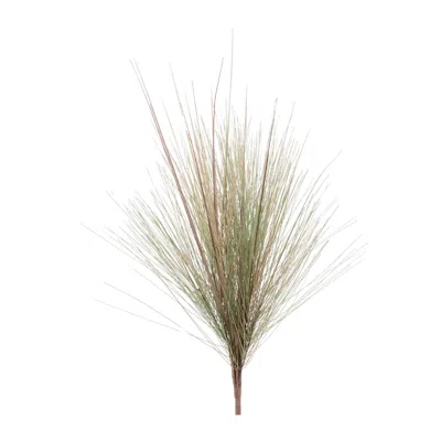 Melrose International Grass Foliage Bush (set Of 2) - Green, Brown