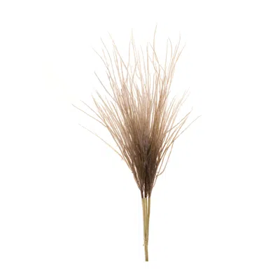 Melrose International Grass Plume Bundle (set Of 2) - White, Brown