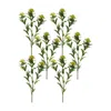 Melrose International Green Thistle Floral Spray (set Of 6) - Green