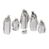 Melrose International Holiday Nativity Figurine (set Of 6) - White, Silver In White