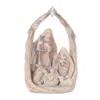 Melrose International Holiday Nativity Scene Display 8"h - Beige, Gray