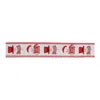 Melrose International Holiday Snowman Ribbon (set Of 2) - Red, White