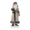 Melrose International Hooded Santa Statue 22"h - Brown, Beige
