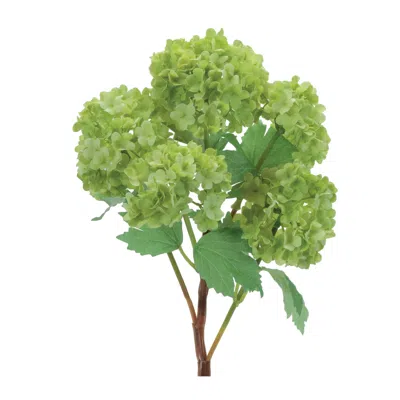 Melrose International Hydrangea Floral Spray (set Of 2) - Green