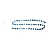 Melrose International Iridescent Glass Jewel Garland (set Of 2) - Blue