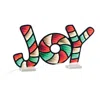 Melrose International Joy Holiday Ekkolight 15.74"l - Red, Green, White