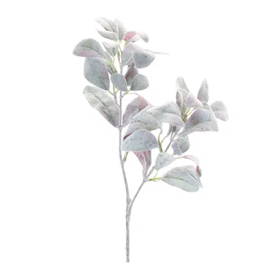 Melrose International Lamb's Ear Leaf Bush (set Of 6) - Green, Grey